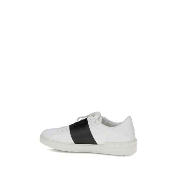 Weiße Kalbshaut Bos Taurus Sneakers mit niedrigem Schaft