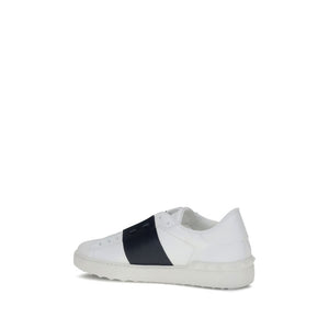 Weiße Kalbshaut Bos Taurus Sneakers mit niedrigem Schaft
