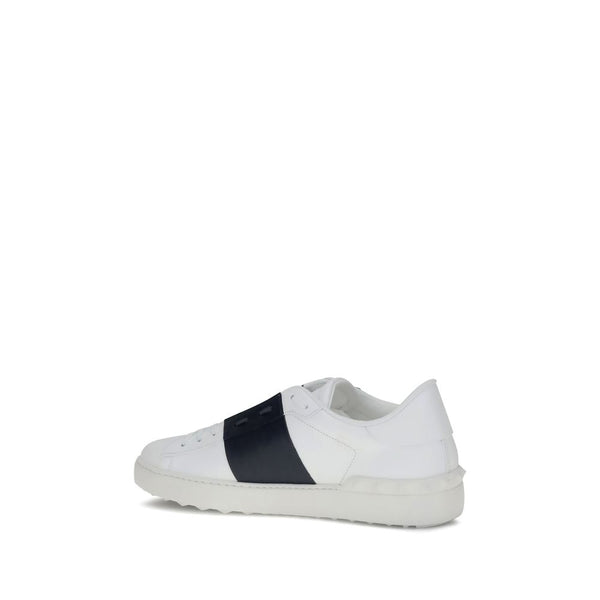 Weiße Kalbshaut Bos Taurus Sneakers mit niedrigem Schaft
