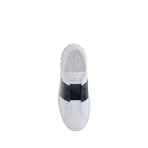 Weiße Kalbshaut Bos Taurus Sneakers mit niedrigem Schaft