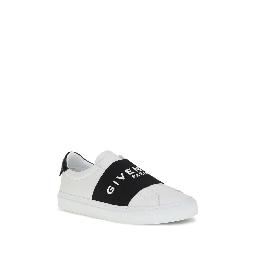 Weiße Kalbshaut Bos Taurus Sneakers mit niedrigem Schaft