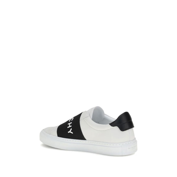 Weiße Kalbshaut Bos Taurus Sneakers mit niedrigem Schaft