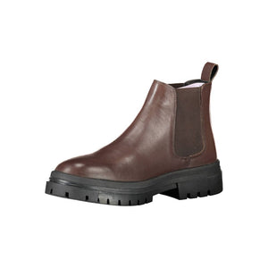 Brauner Leder Herrenstiefel