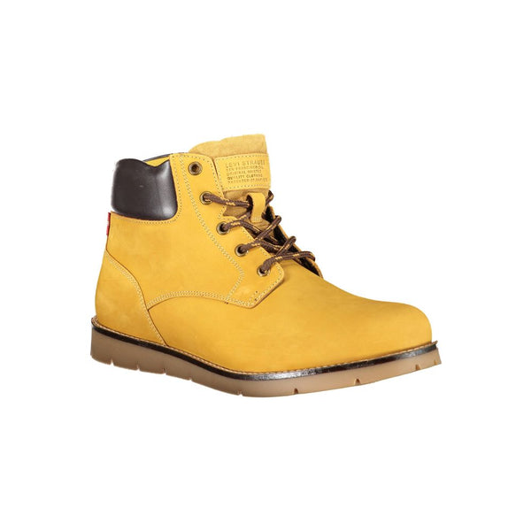 Gelber Leder Herrenstiefel