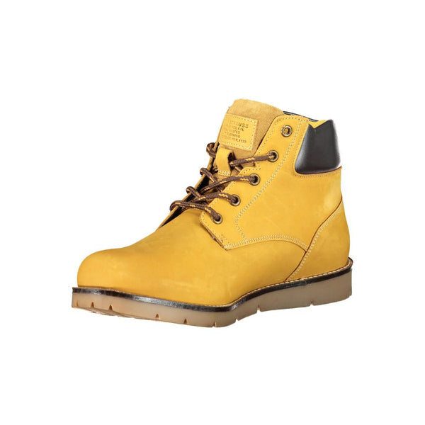 Gelber Leder Herrenstiefel