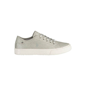 Graue Polyester Sneaker
