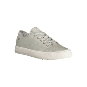 Graue Polyester Sneaker