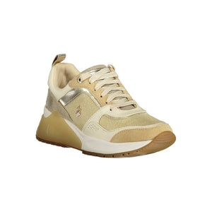 Goldener Polyester-Sneaker