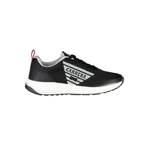 Schwarzer Polyester Sneaker