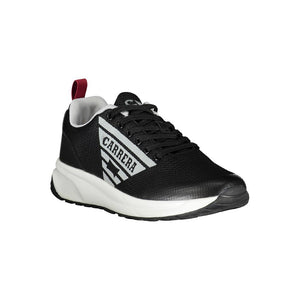Schwarzer Polyester Sneaker