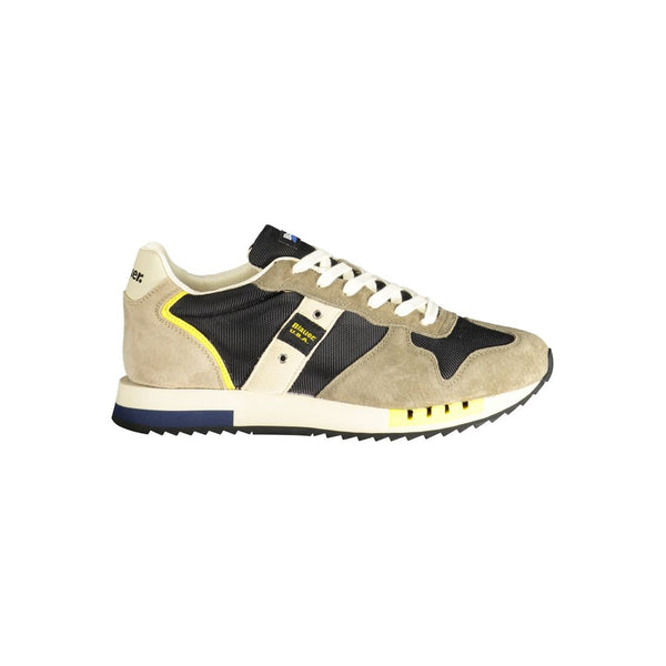 Grüner Polyester Sneaker