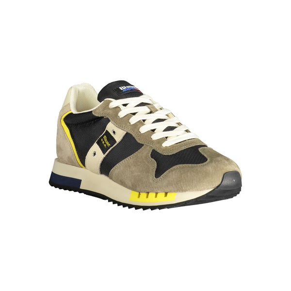Grüner Polyester Sneaker