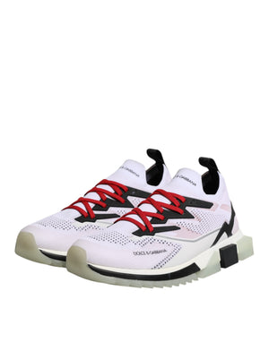 Weiß SORRENTO Sport Stretch Turnschuhe Schuhe