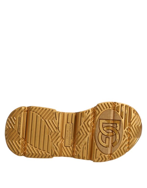 Weiß Gold Daymaster Low Top Turnschuhe Schuhe