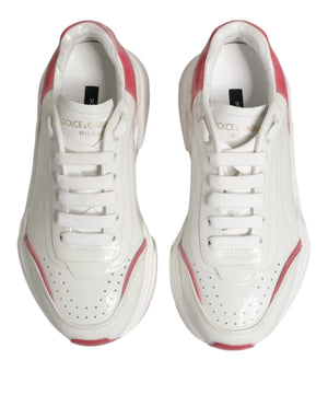 Weiß Rosa Daymaster Low Top Turnschuhe Schuhe