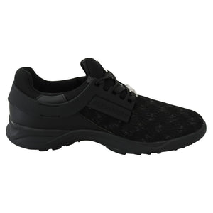 Schwarzer Polyester Sneaker