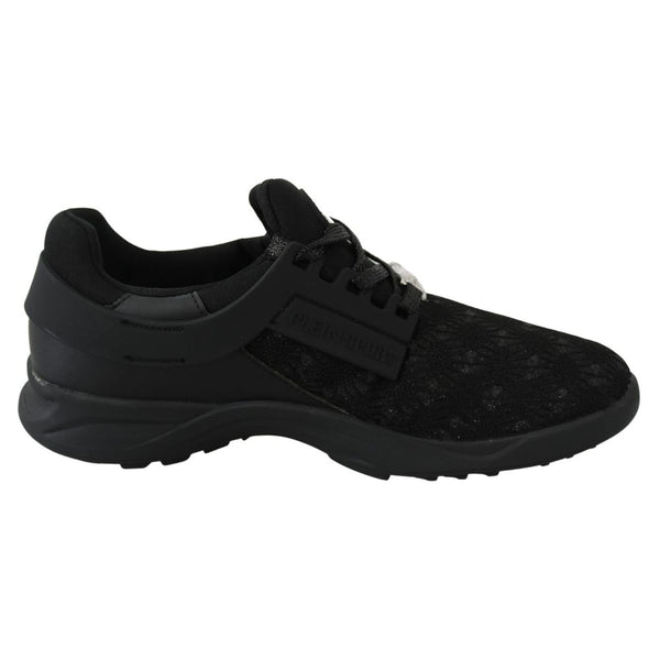 Schwarzer Polyester Sneaker