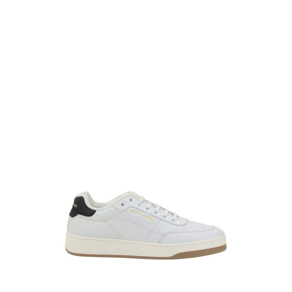 Weiße Kalbshaut Bos Taurus Sneakers mit niedrigem Schaft