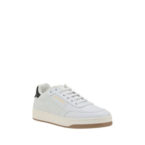 Weiße Kalbshaut Bos Taurus Sneakers mit niedrigem Schaft