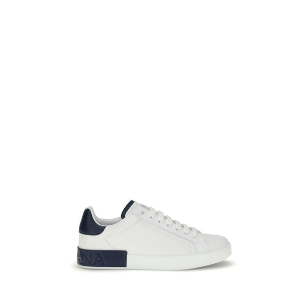 Weiße Kalbshaut Bos Taurus Sneakers mit niedrigem Schaft