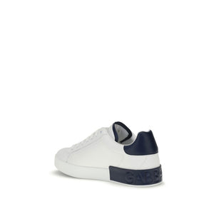 Weiße Kalbshaut Bos Taurus Sneakers mit niedrigem Schaft