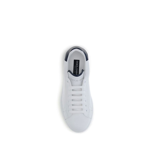 Weiße Kalbshaut Bos Taurus Sneakers mit niedrigem Schaft