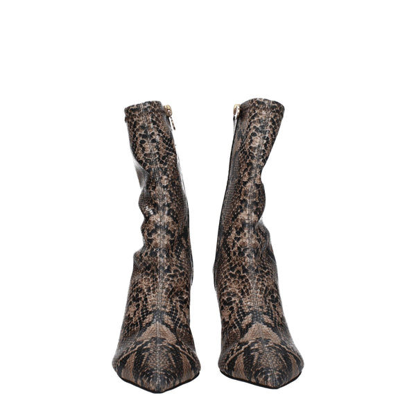 Braune Lederstiefeletten