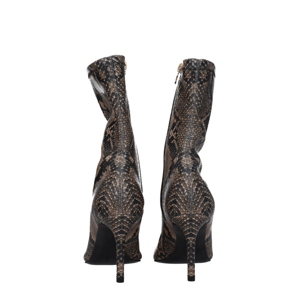Braune Lederstiefeletten