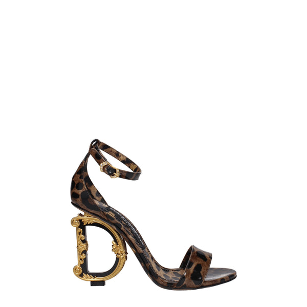Braune Ledersandalen