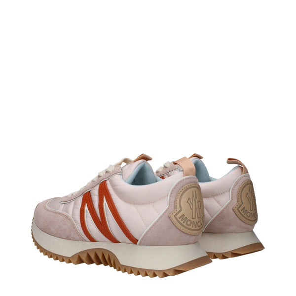 Rosa Stoff Chunky Sneakers