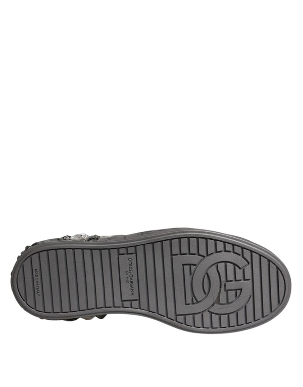 Weiß Crystal Logo Portofino Turnschuhe Schuhe