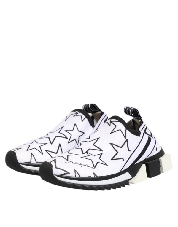Weiß Sterne Sorrento Low Top Turnschuhe Schuhe