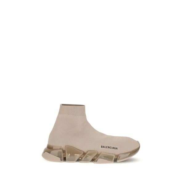 Beigefarbene Polyester-Sportschuhe