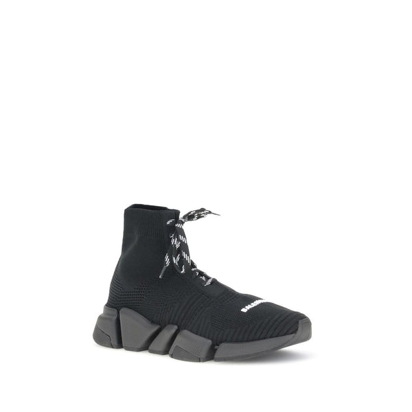 Schwarze Polyester-Sportschuhe