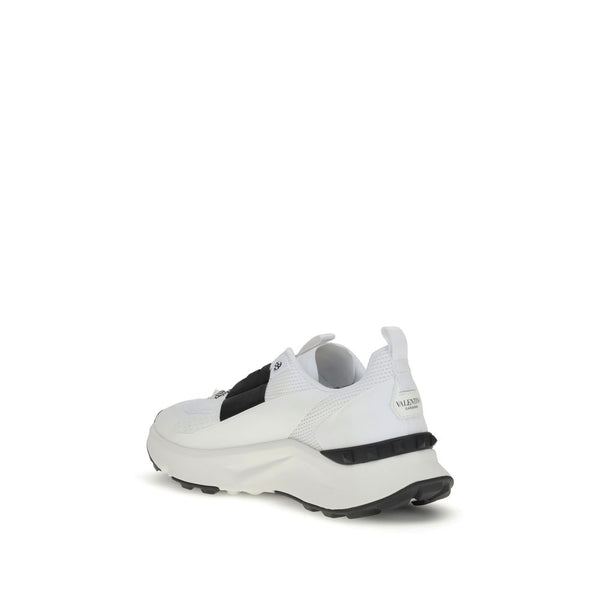 Weiße Kalbshaut Bos Taurus Sportschuhe