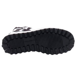 Schwarzer Nylon Herrenstiefel