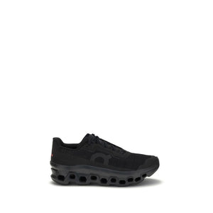 Schwarze Sneaker aus recyceltem Polyester