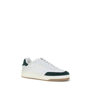 Weiße Kalbshaut Bos Taurus Sneakers mit niedrigem Schaft