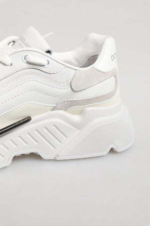 Weiß Daymaster Low Top Herren Turnschuhe Schuhe