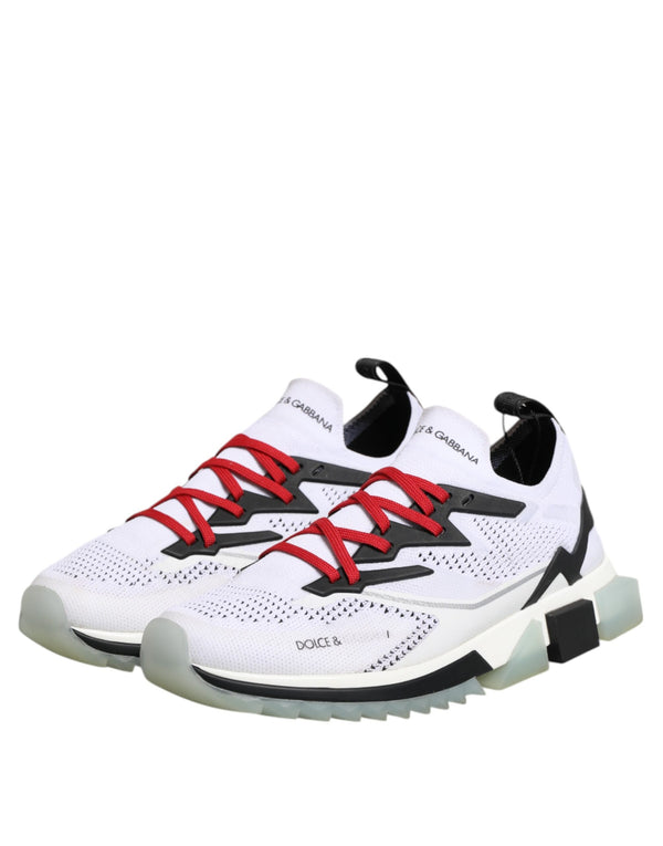 Weiß SORRENTO Sport Stretch Turnschuhe Schuhe