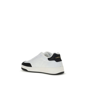 Weiße Kalbshaut Bos Taurus Sneakers mit niedrigem Schaft