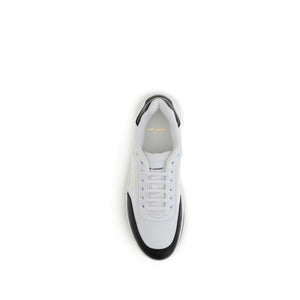 Weiße Kalbshaut Bos Taurus Sneakers mit niedrigem Schaft