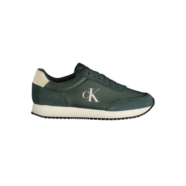 Grüner Polyester Sneaker
