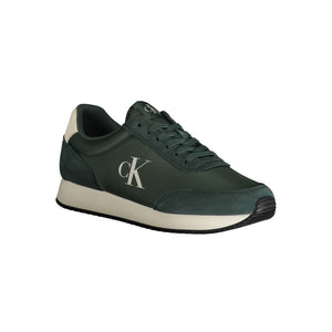 Grüner Polyester Sneaker