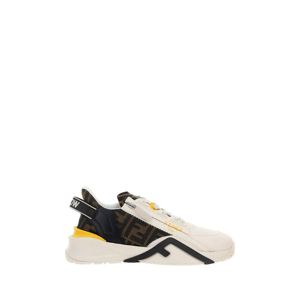 Weiße Kalbshaut Bos Taurus Sportschuhe