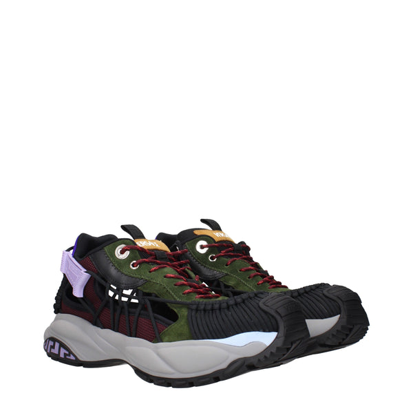 Multicolor Leder Sportliche Turnschuhe