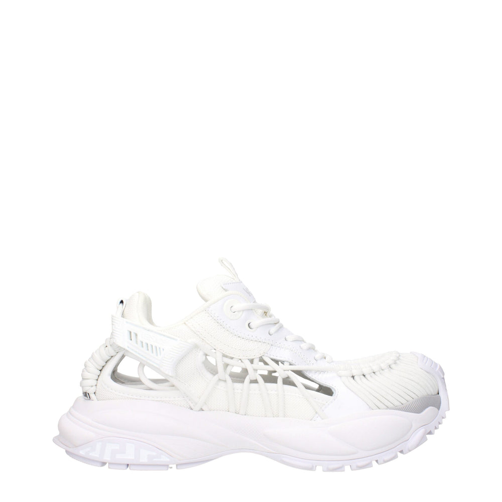 Weißes Leder Sportliche Turnschuhe