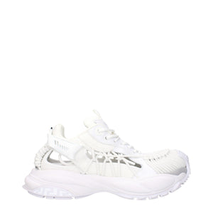 Weißes Leder Sportliche Turnschuhe