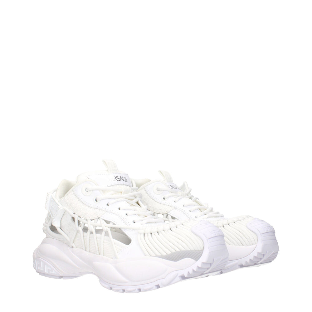 Weißes Leder Sportliche Turnschuhe