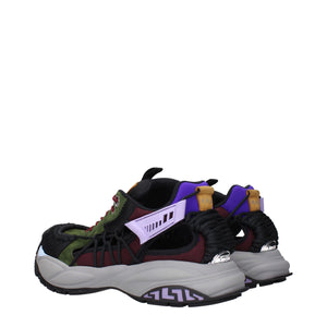 Multicolor Leder Sportliche Turnschuhe